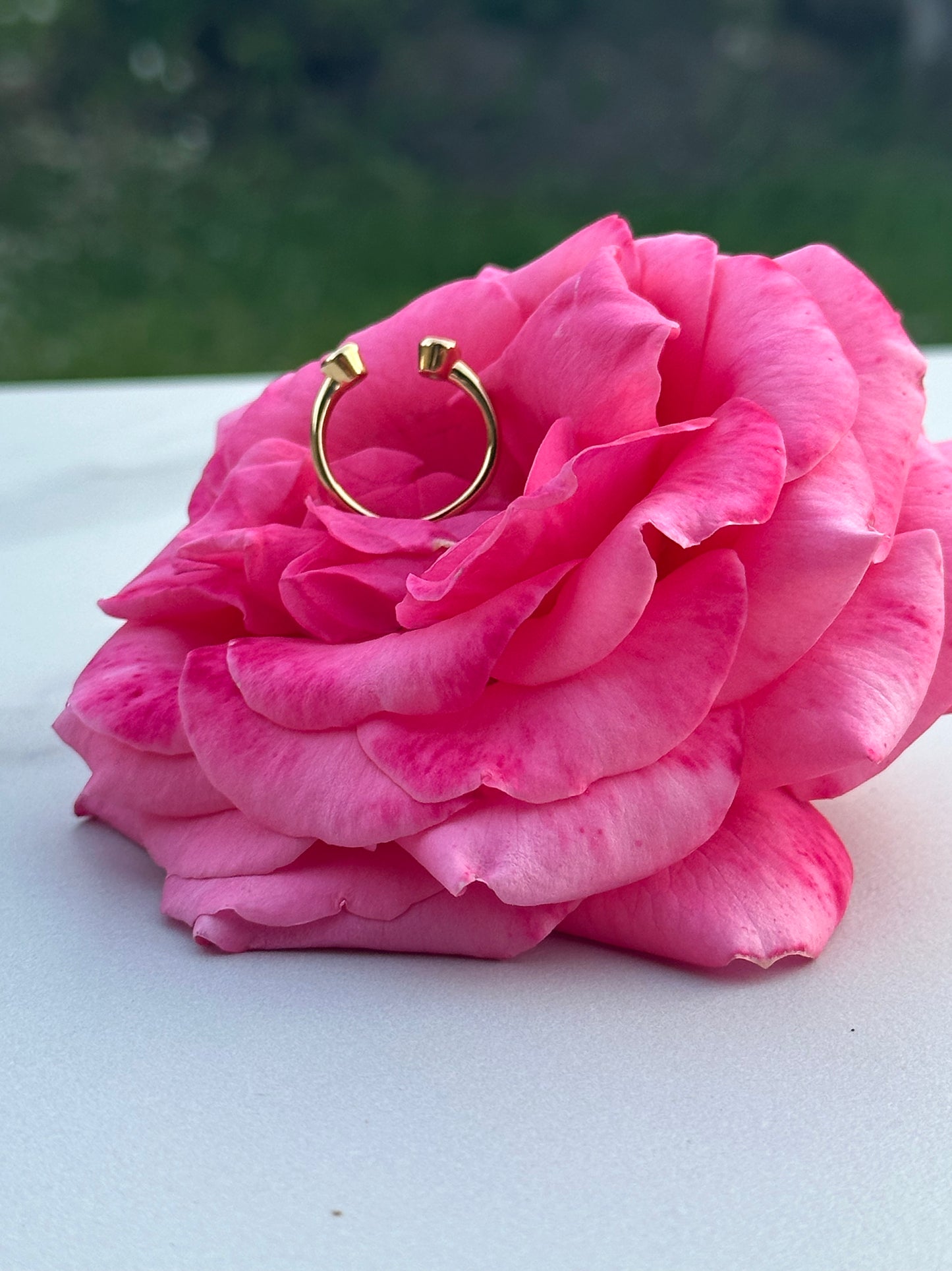 Diamond Open Ring