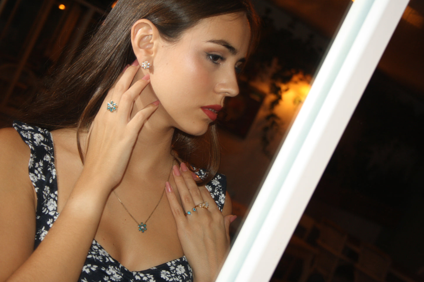 Stud Earrings - Flower