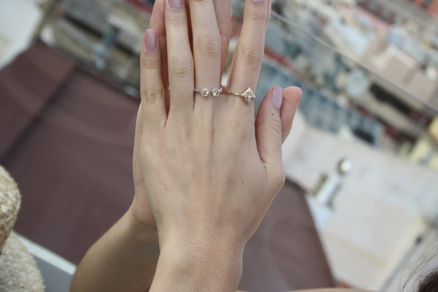 Champagne Open Ring