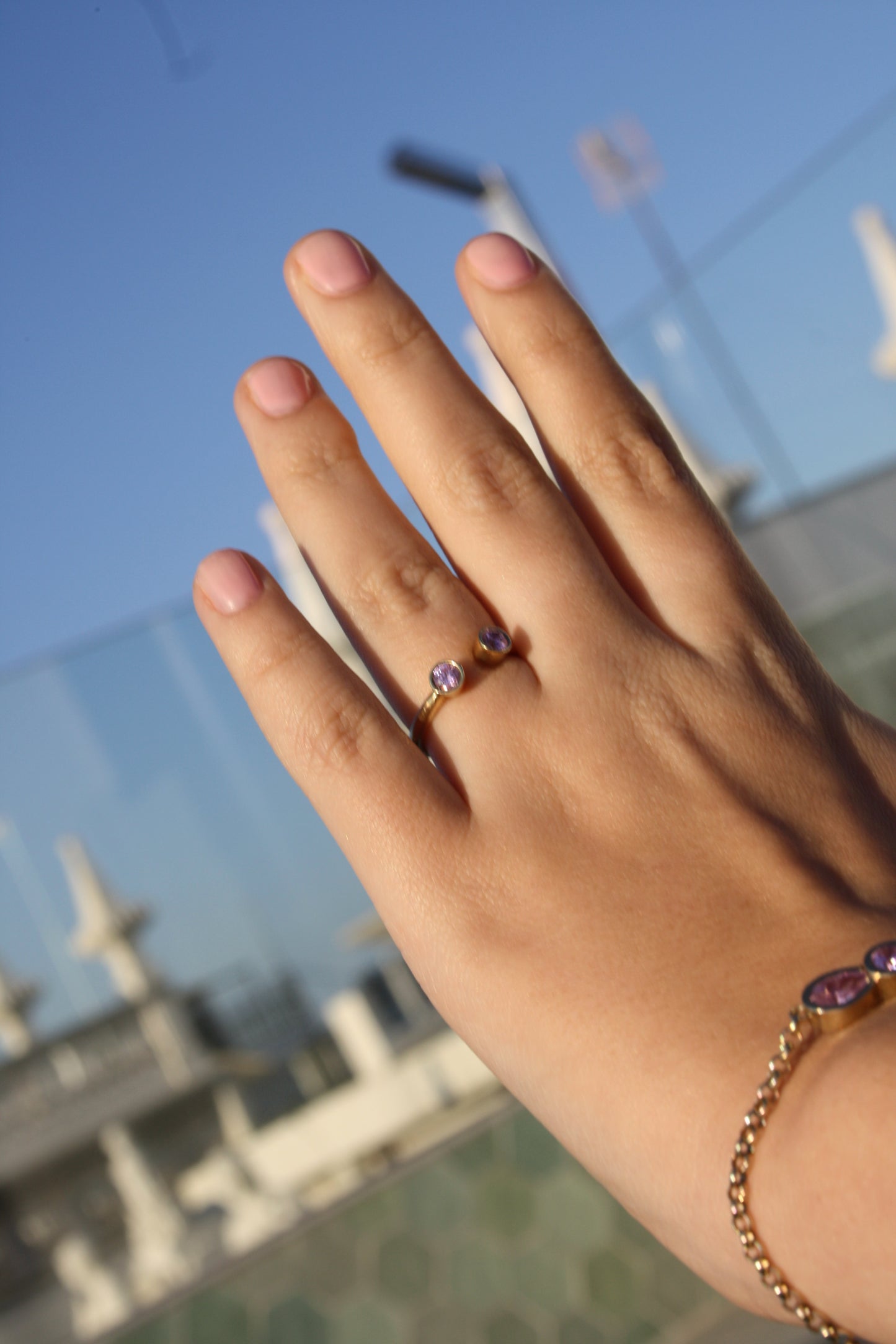 Pink Open Ring