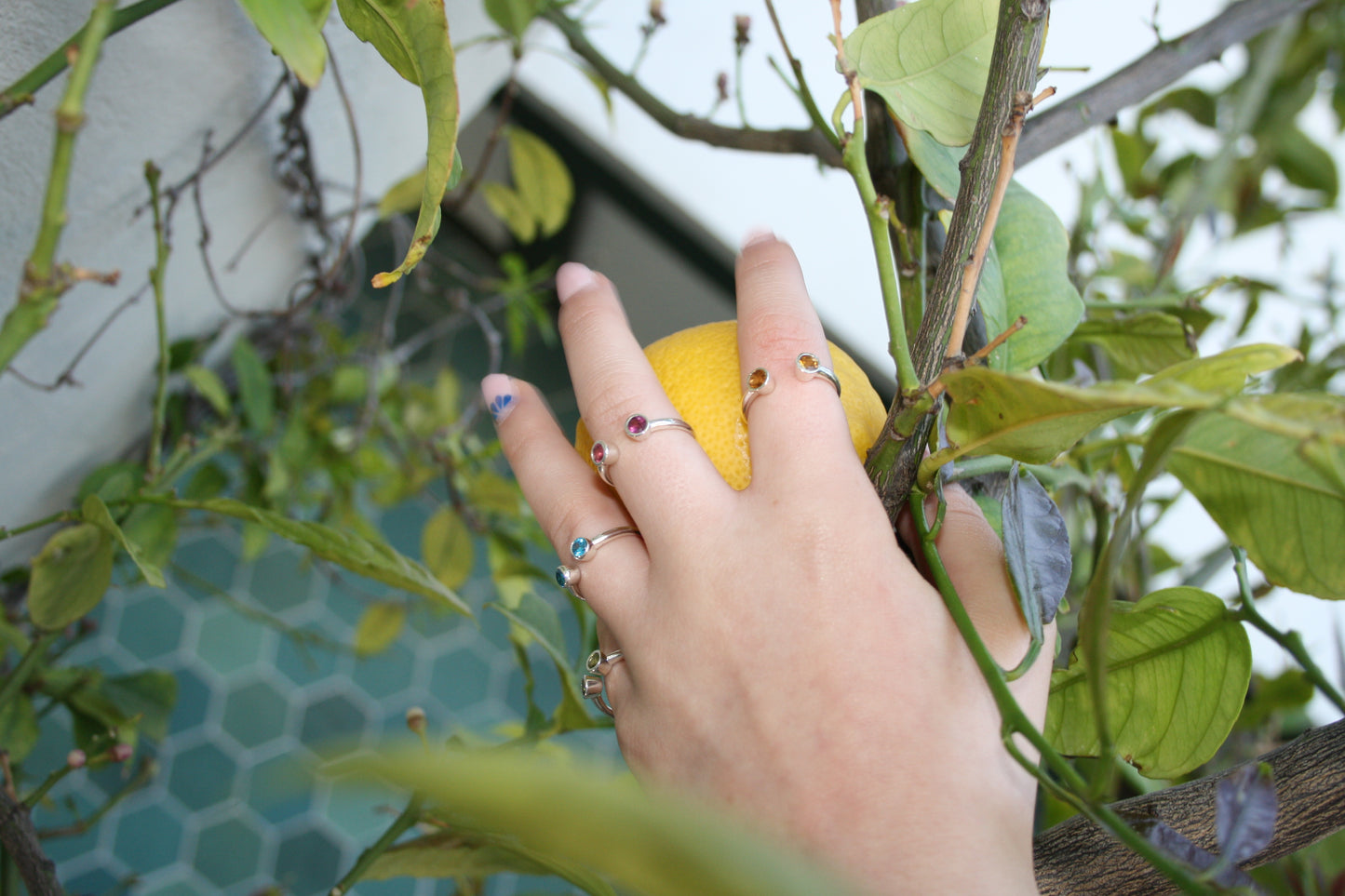 Open Ring - Citrine