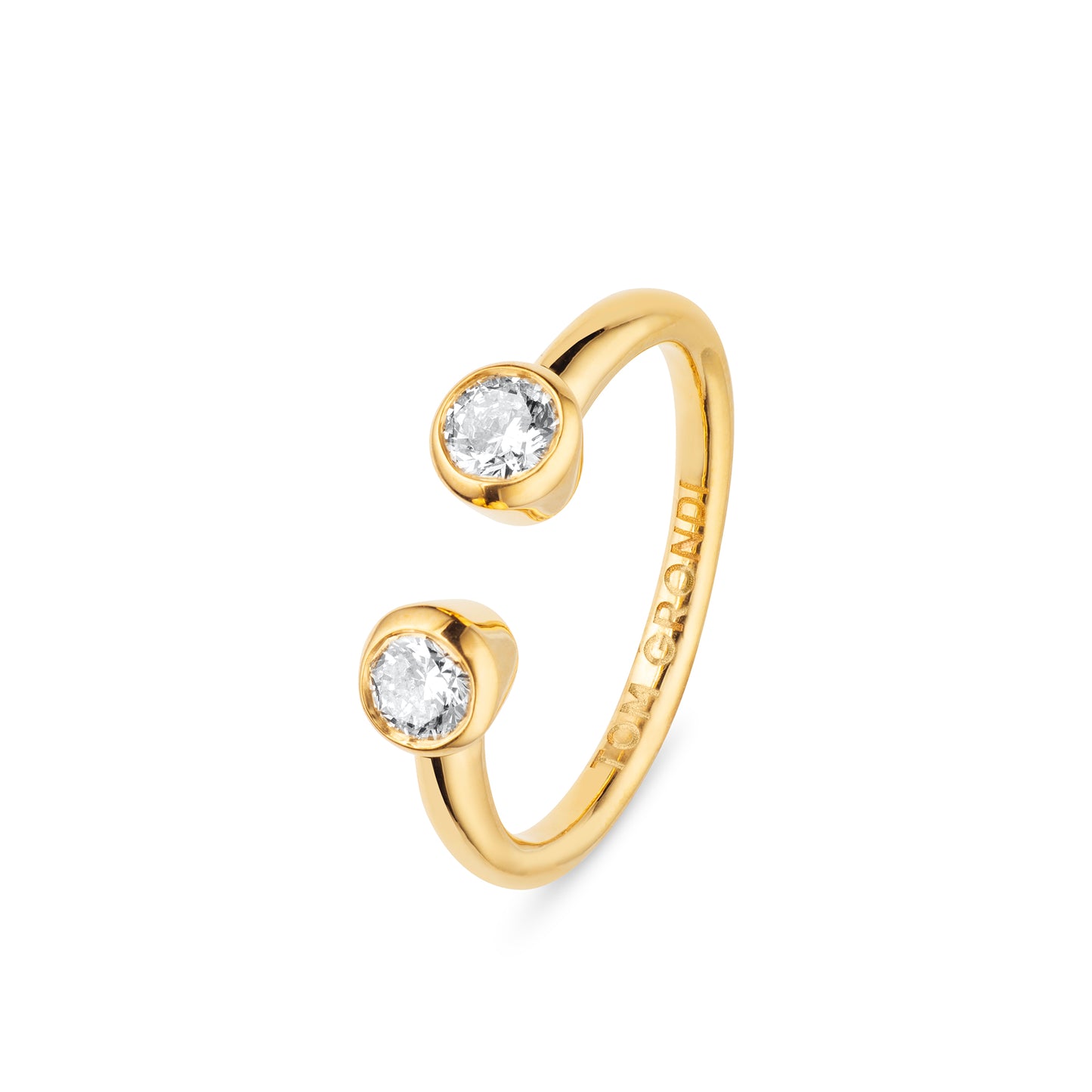 Diamond Open Ring