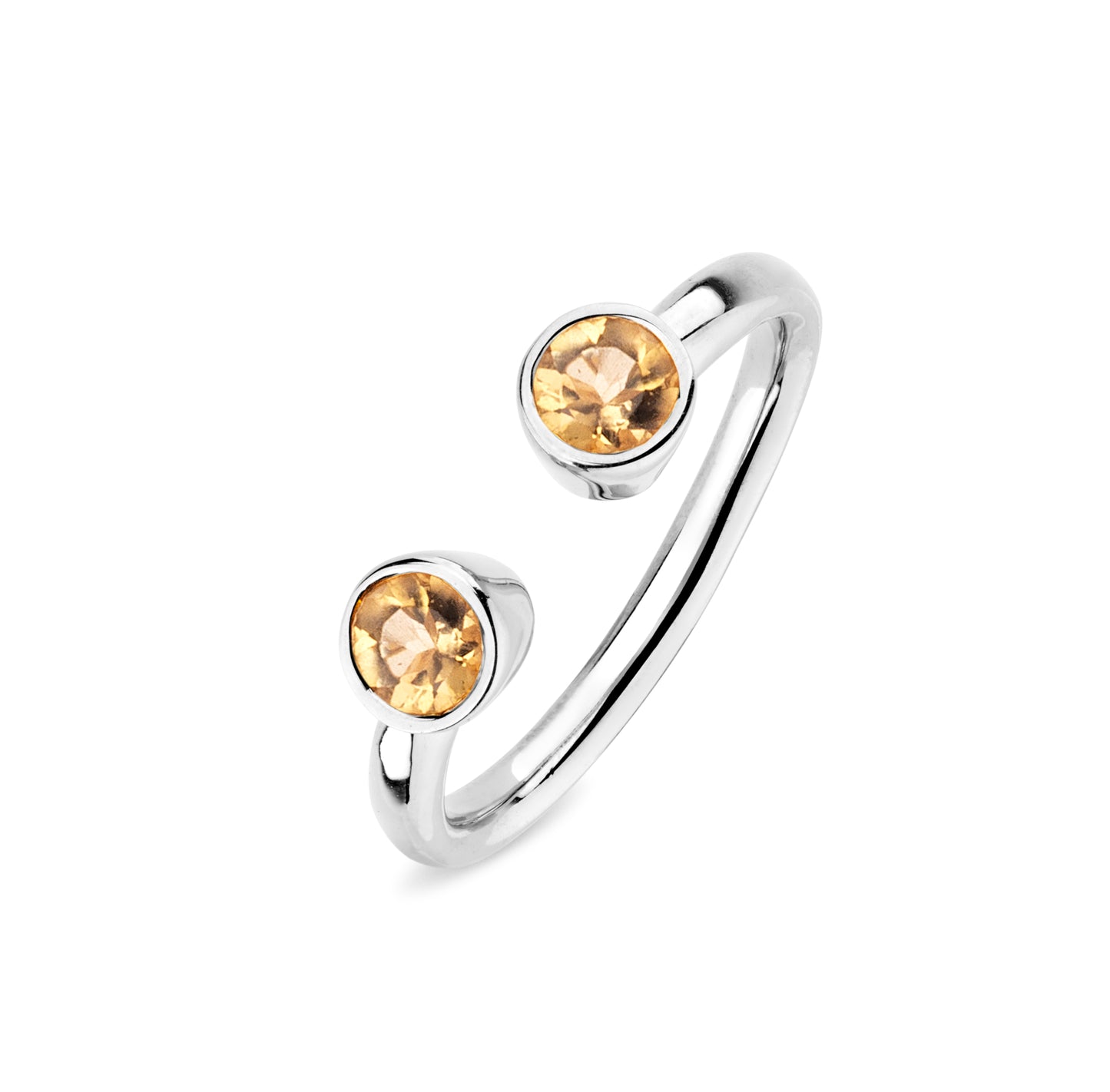 Open Ring - Citrine