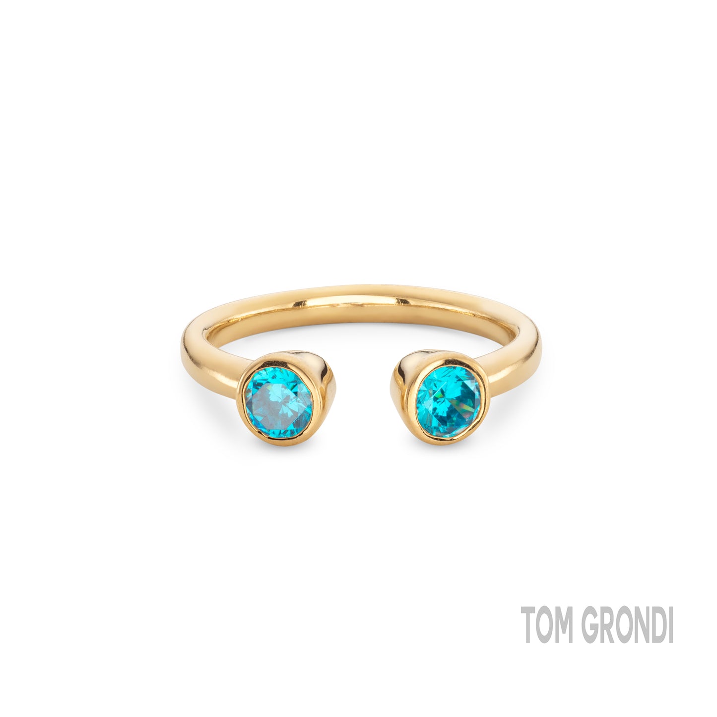 Blue Open Ring