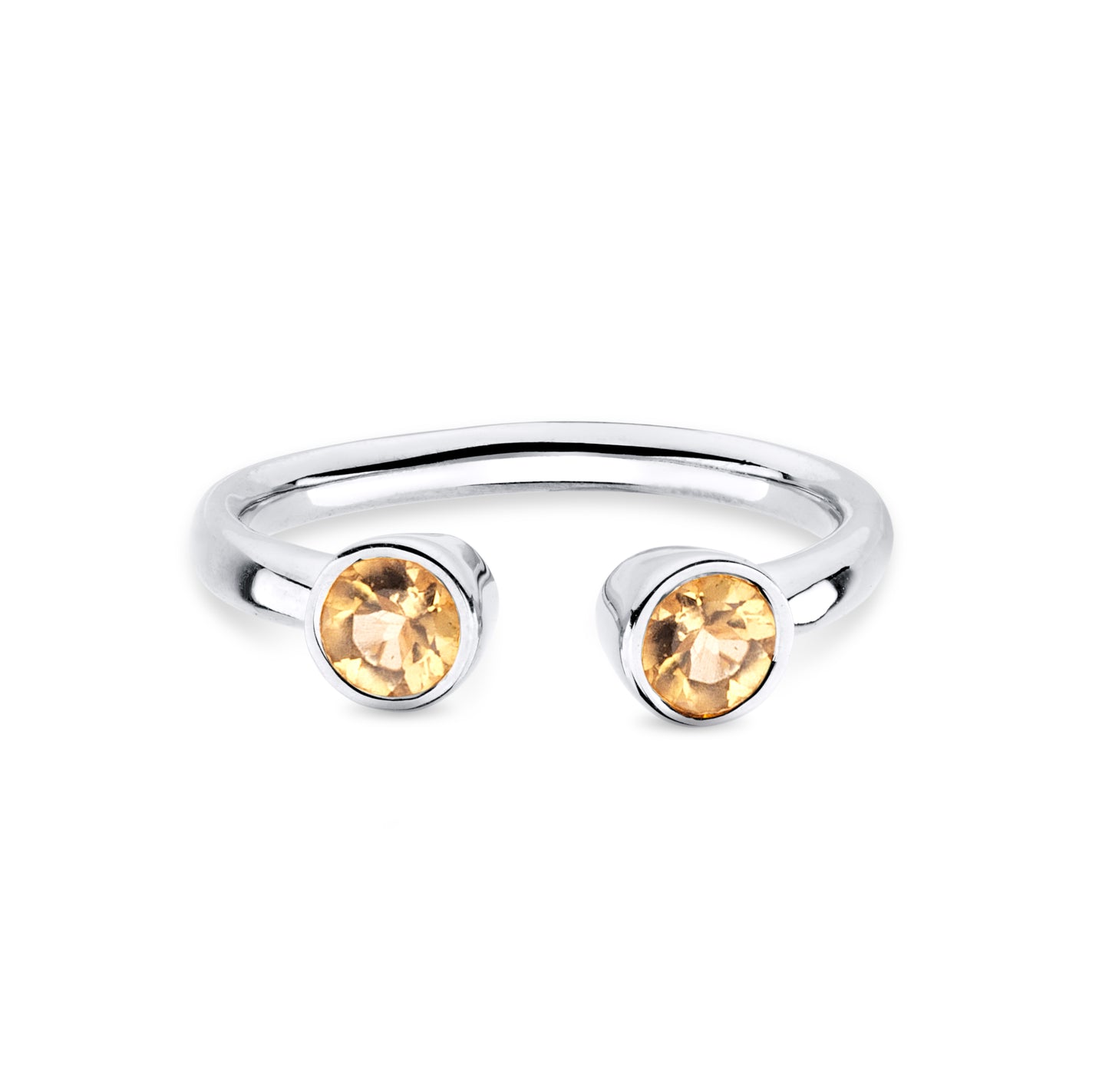 Open Ring - Citrine
