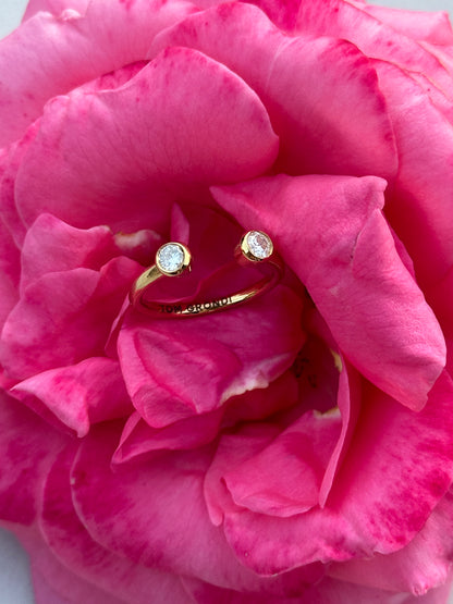 Diamond Open Ring