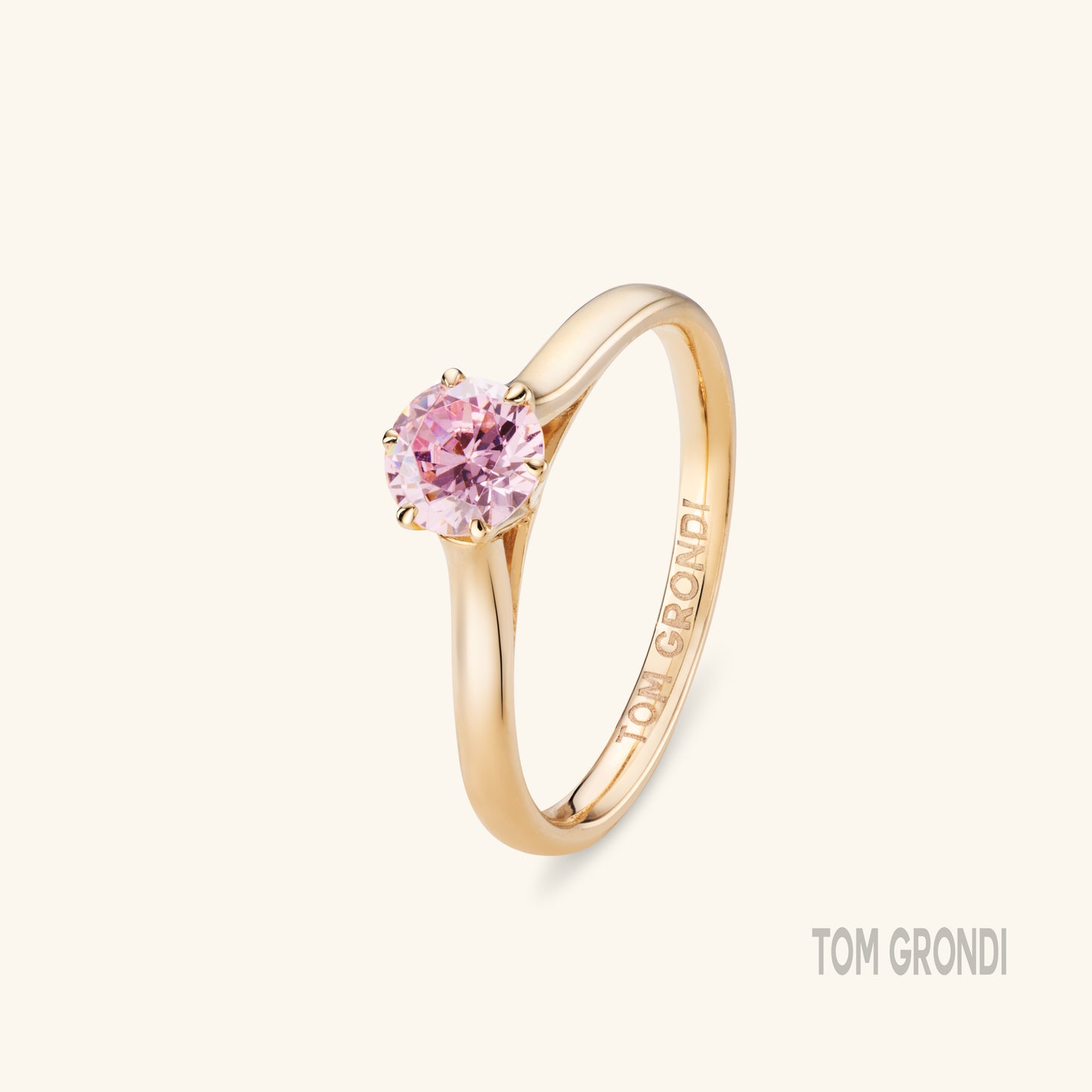 Pink Engagement Ring