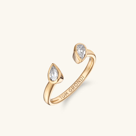 Lumière Ring - 9ct Gold - Diamonds