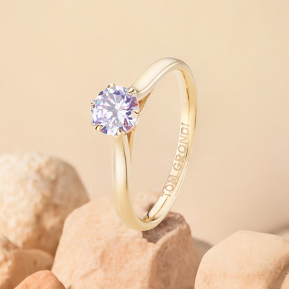 Lavender Engagement Ring