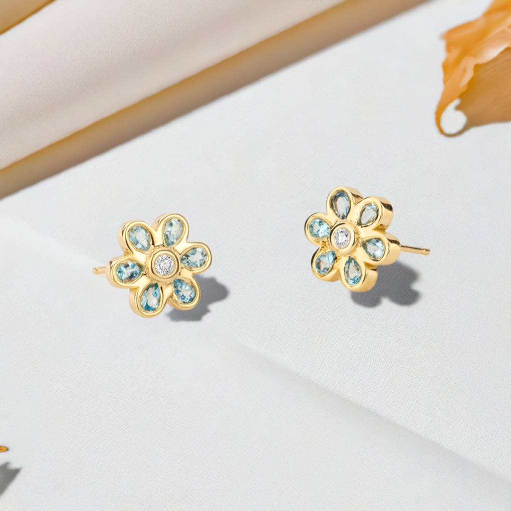 Stud Earrings - Flower