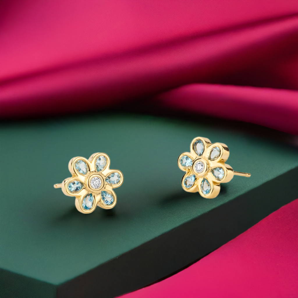 Stud Earrings - Flower